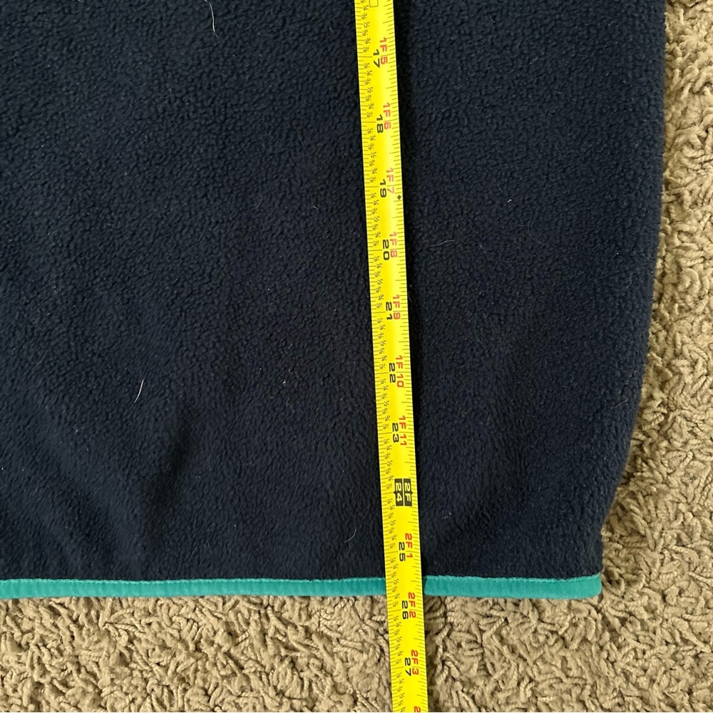 Patagonia Synchilla Womens Snap T Pullover Fleece Medium Blue Green Jacket 25455 - Picture 6 of 8